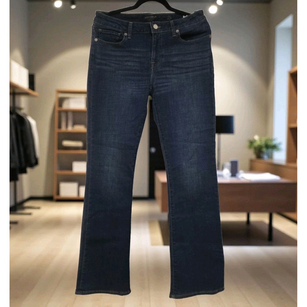 Lucky Brand Jeans Women 10/30 Boot Cut Dark Wash Low Rise Stretch  Lolita New